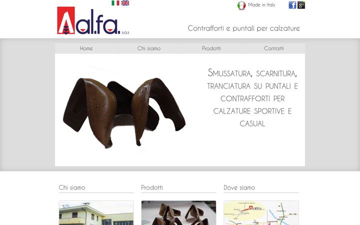 Screenshot of alfacontrafforti.com