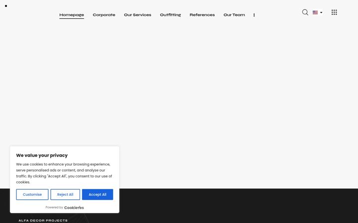 Screenshot di alfadecor.com