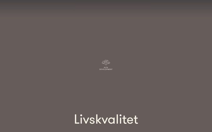 Screenshot di alfadev.se
