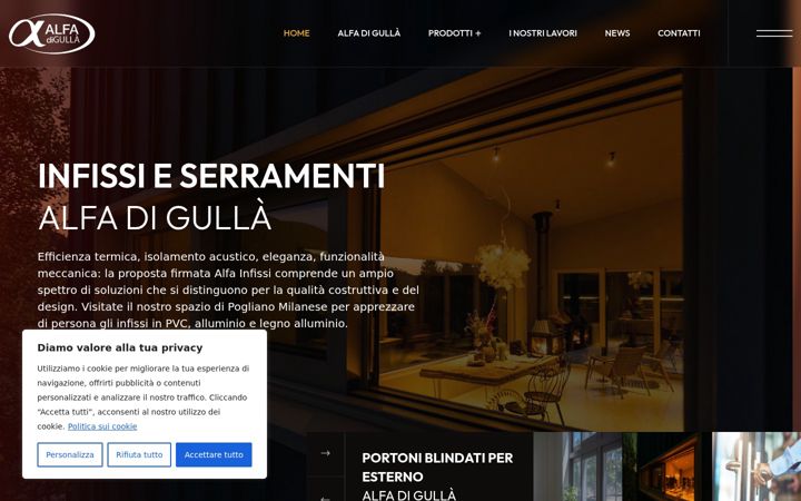 Screenshot di alfadigulla.it