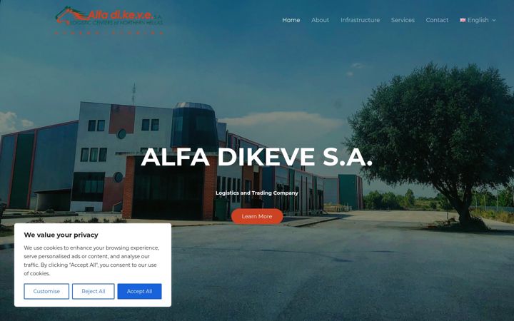 Screenshot di alfadikeve.com