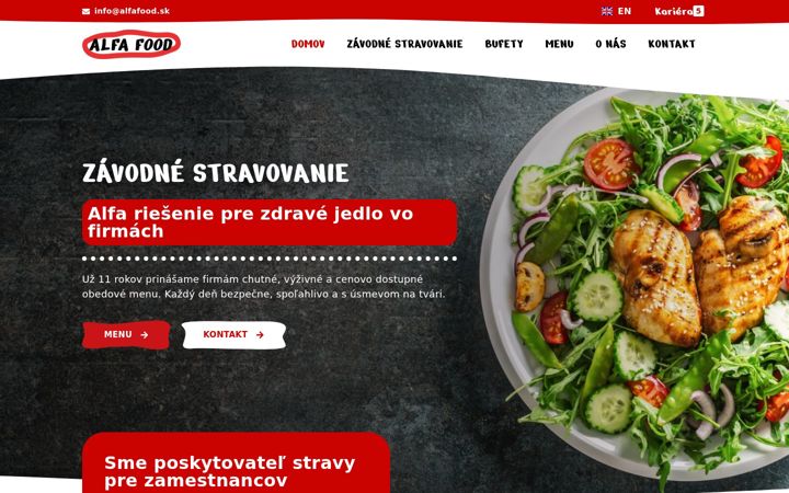 Skjámynd af alfafood.sk