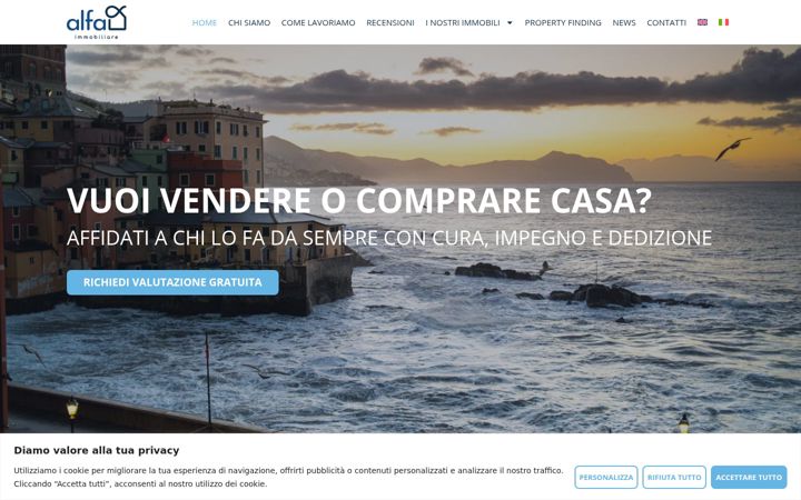 Screenshot of alfaimmobiliare.ge.it