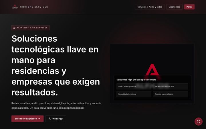 Screenshot of alfait.com.mx