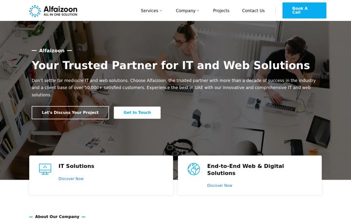 Kuvakaappaus sivustosta alfaizoon.com