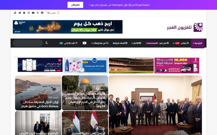 Screenshot of alfajertv.com