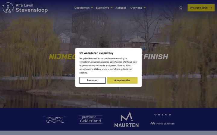 Posnetek zaslona alfalavalstevensloop.nl