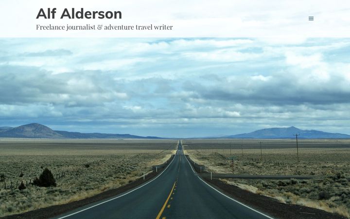 Screenshot of alfalderson.co.uk