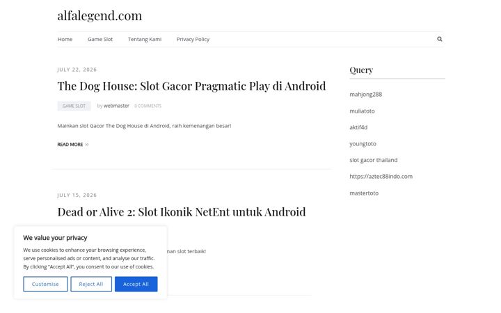 Screenshot of alfalegend.com