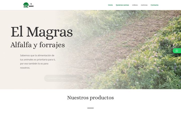 Screenshot of alfalfaelmagras.com