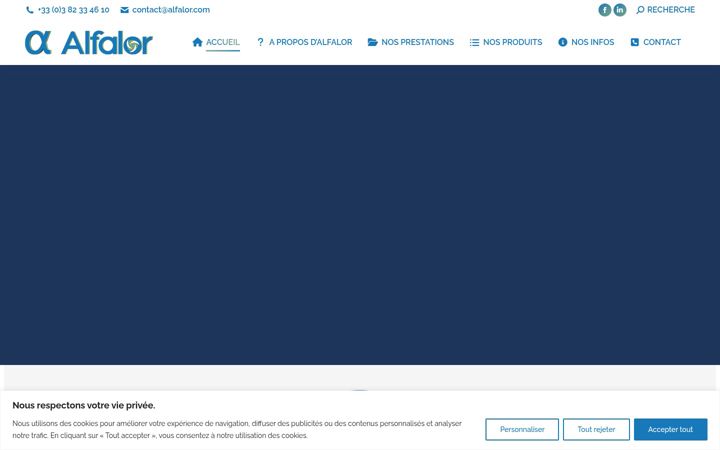 Screenshot von alfalor.com