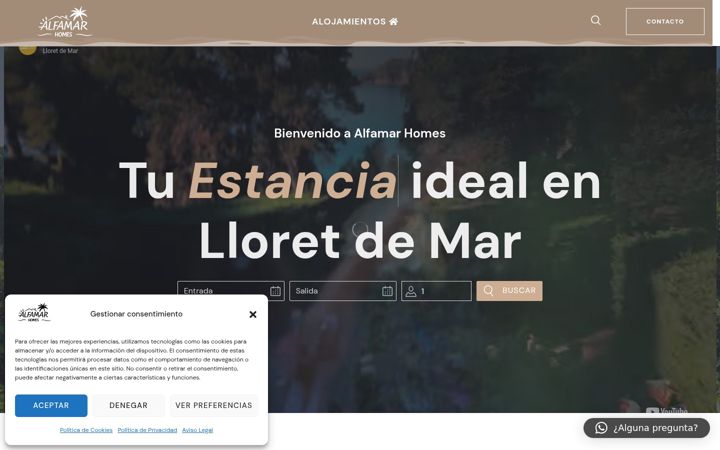 Screenshot of alfamarhomes.com