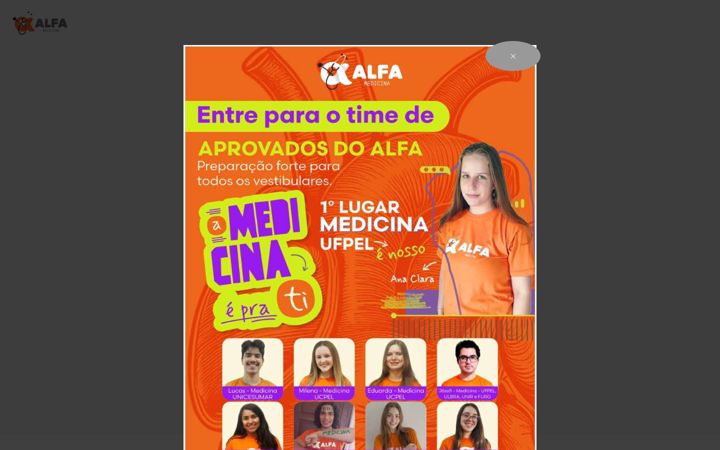 Screenshot ta' alfamedicina.com.br