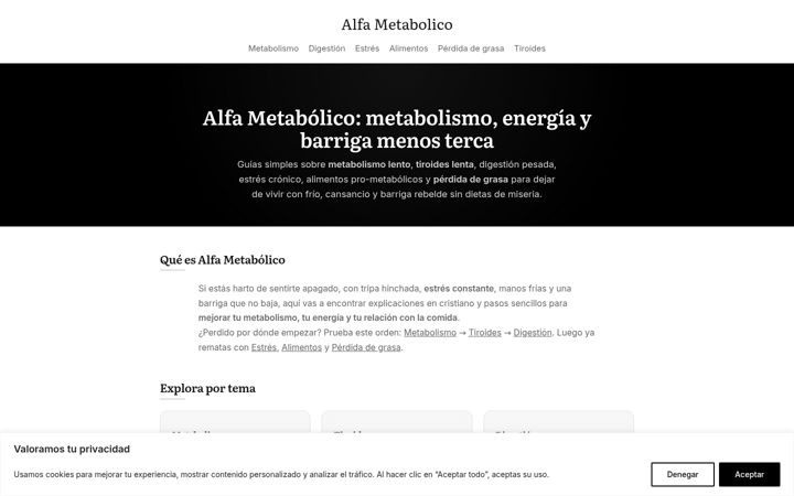 Screenshot of alfametabolico.com