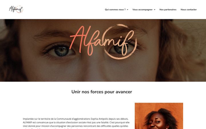 Screenshot of alfamif.fr