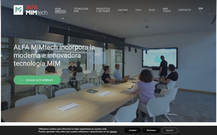 Capture d'écran de alfamimtech.com