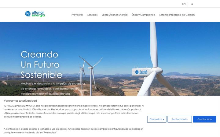 Screenshot di alfanarenergia.com