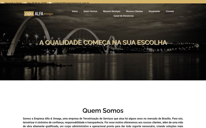 Screenshot di alfaomegaservicos.com.br