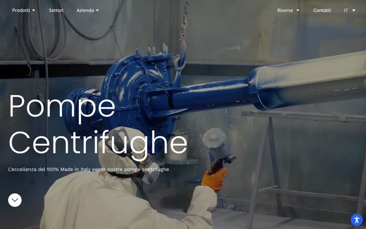 Screenshot of alfapompe.it