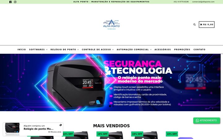 Screenshot of alfaponto.com