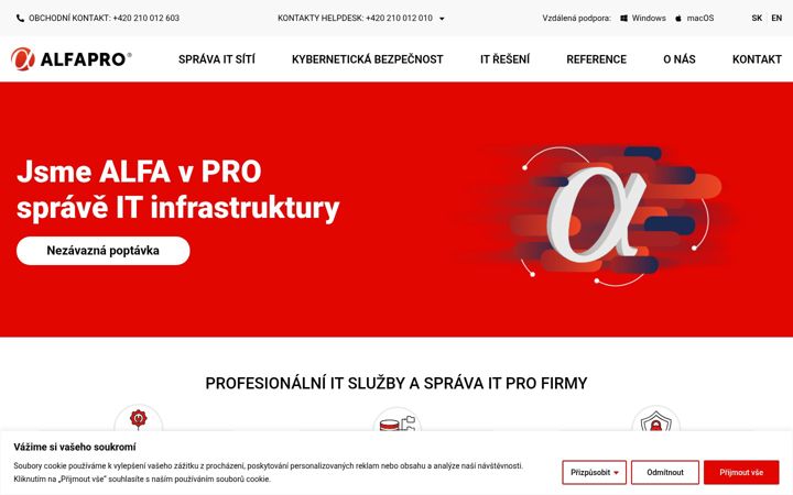 Screenshot of alfaprogroup.cz