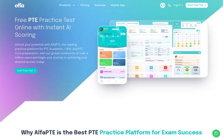 Screenshot of alfapte.com