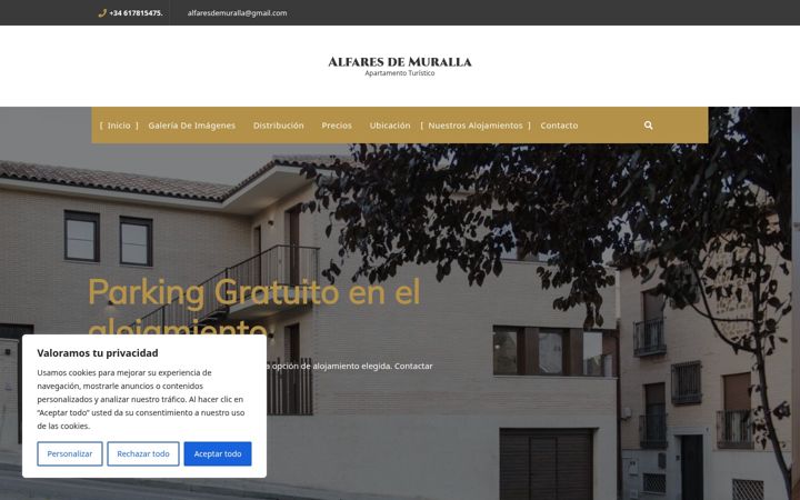 Screenshot of alfaresdemuralla.com