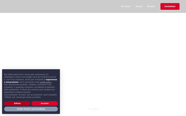 Screenshot of alfaricambi.net