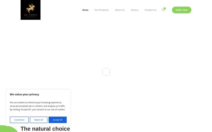 Screenshot of alfarisfoundation.com