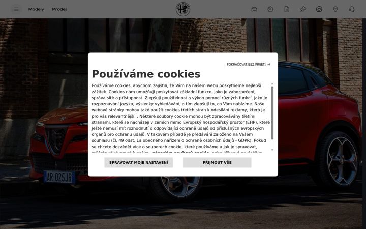 Screenshot of alfaromeodays.cz