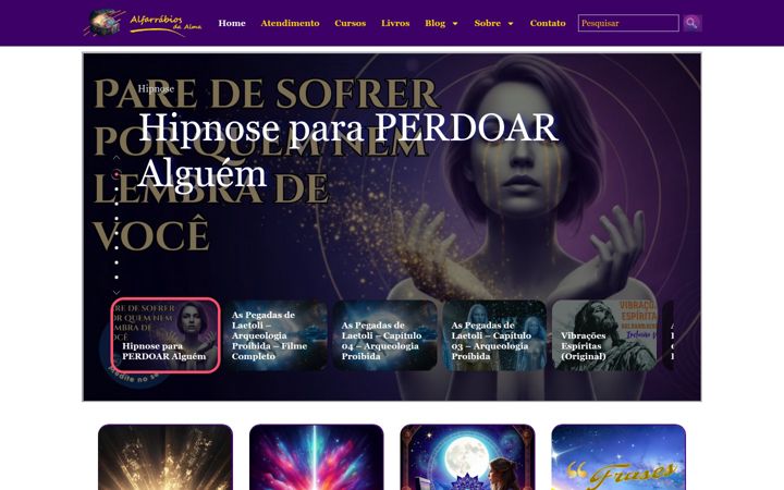 Screenshot of alfarrabiosdaalma.com