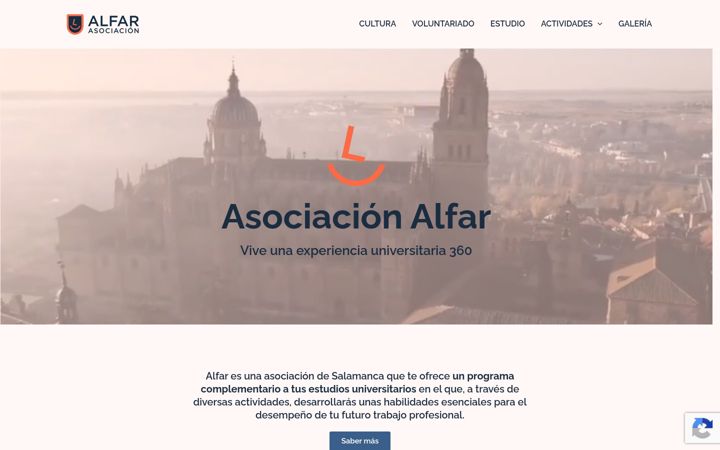 Screenshot of alfarsalamanca.org