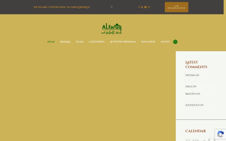 Екранна снимка на alfaruq.de