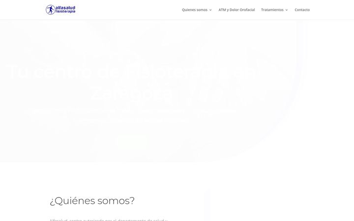 Captura de pantalla de alfasalud.com