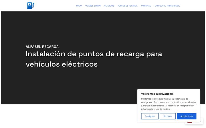 Captura de pantalla de alfaselrecarga.com