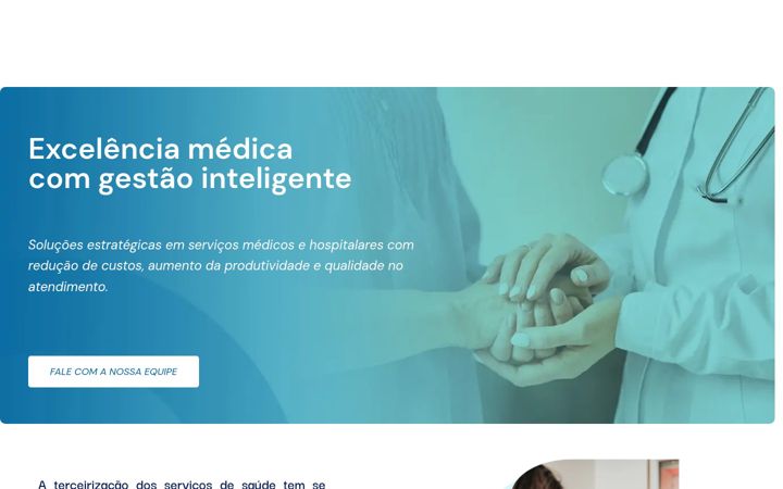 Ekraanipilt saidist alfaservicosmedicos.com.br