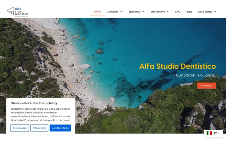 Screenshot of alfastudiodentistico.it