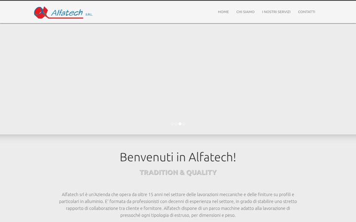 Screenshot of alfatechsrl.it