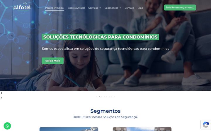 Ekrano kopija alfatel.com.br
