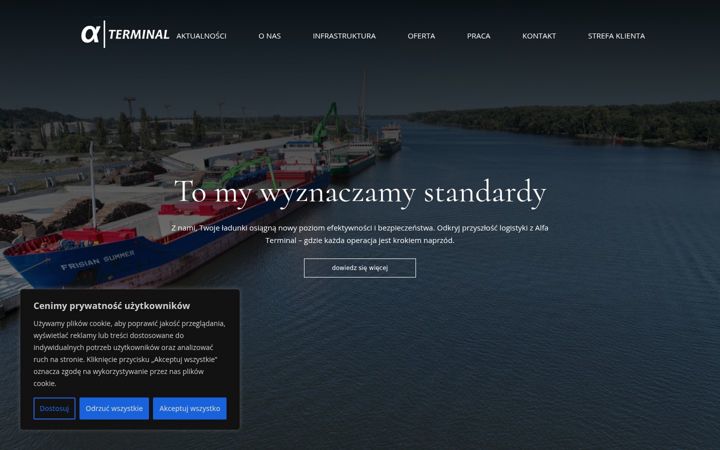 Screenshot of alfaterminal.pl