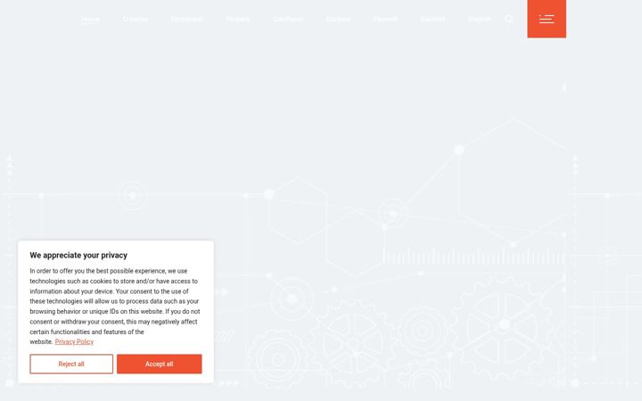 Screenshot of alfatherm.com