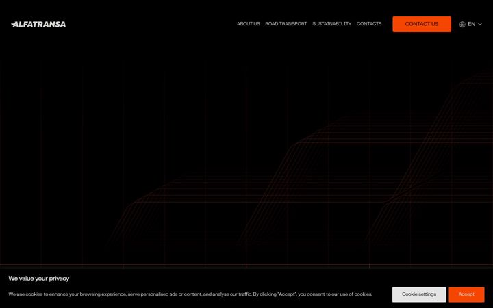 Screenshot of alfatransa.lt