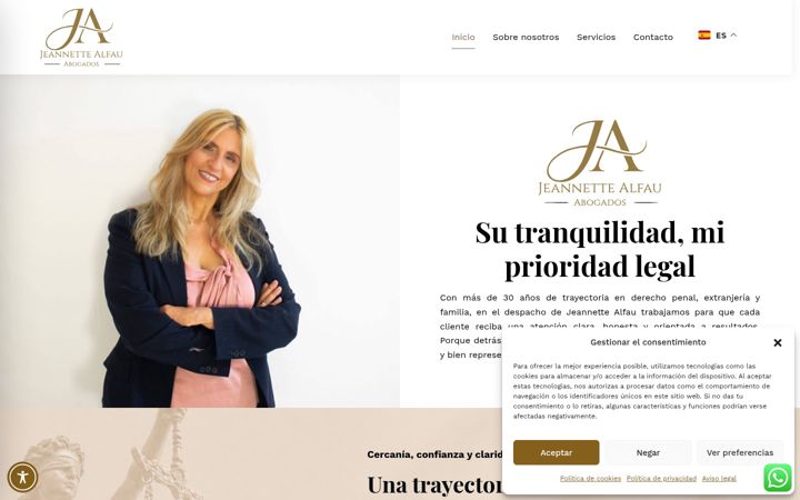 Képernyőkép: alfauabogados.com