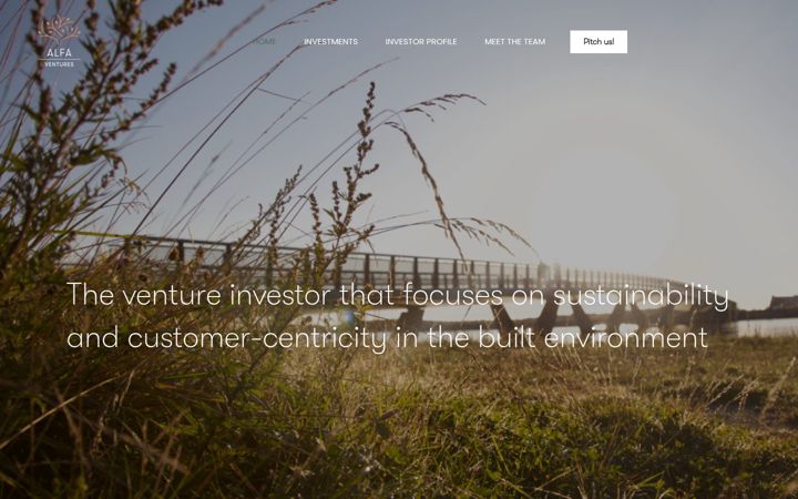 Screenshot of alfaventures.dk
