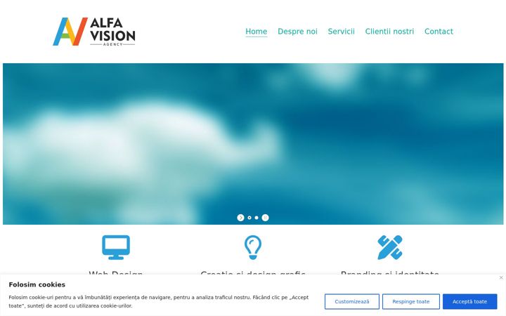 Screenshot of alfavision.ro