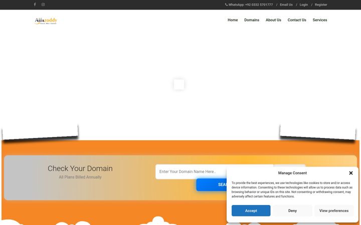 Screenshot of alfazoddy.com