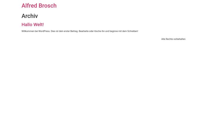 Screenshot of alfbro.uber.space