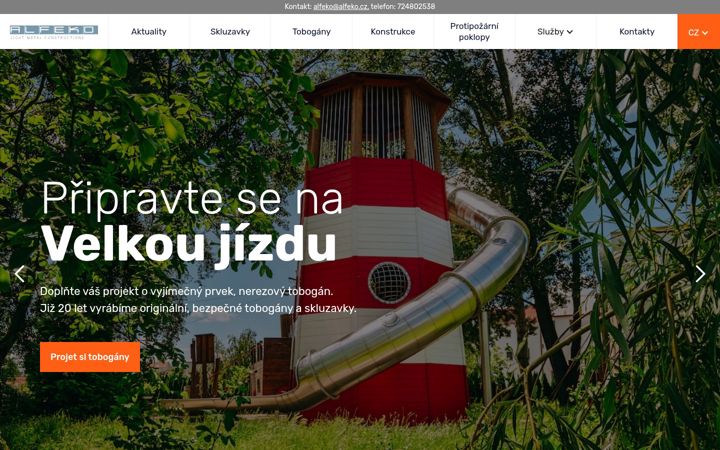 Skjámynd af alfeko.cz