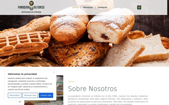 Captură de ecran a alfergui.com