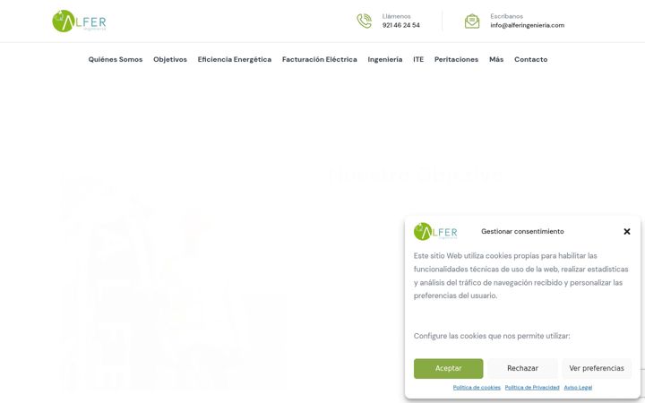 Screenshot of alferingenieria.es